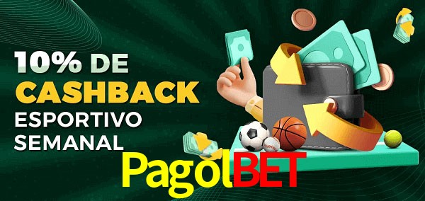 10% de bônus de cashback na Pagolbet