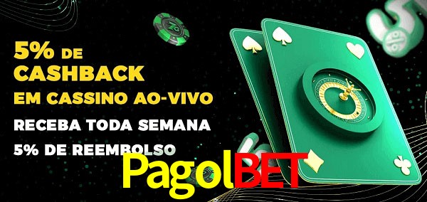 Promoções do cassino ao Vivo Pagolbet